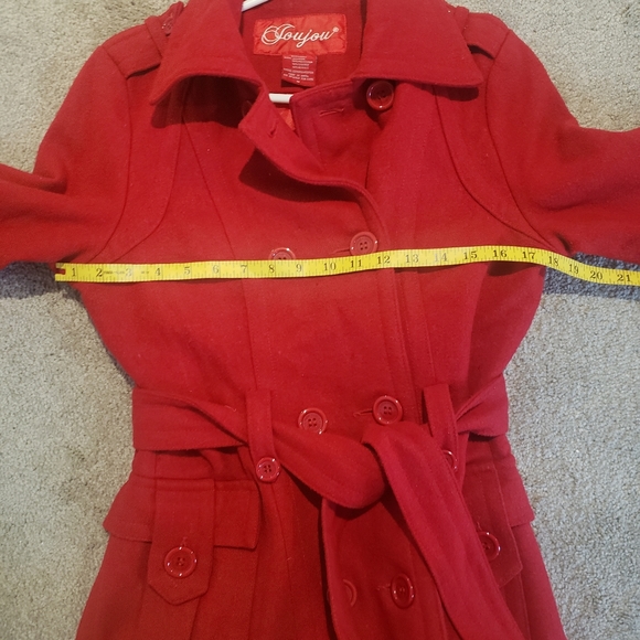 Red Pea Coat - Picture 4 of 4
